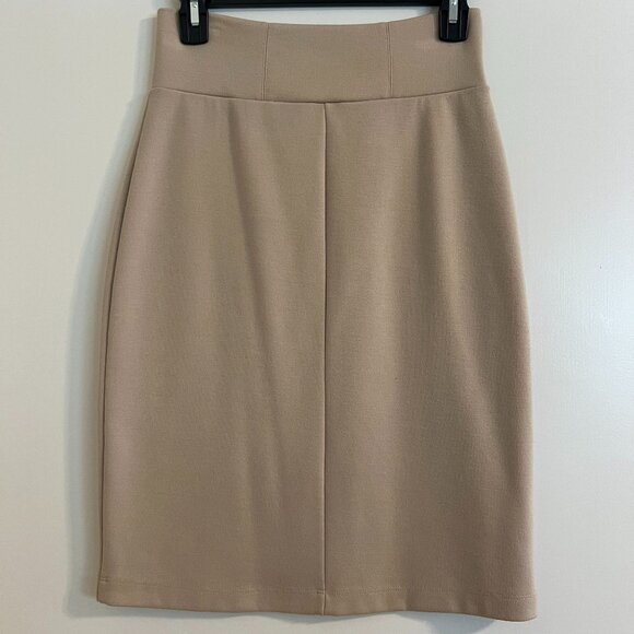 Beige Pencil Skirt - Picture 1 of 2